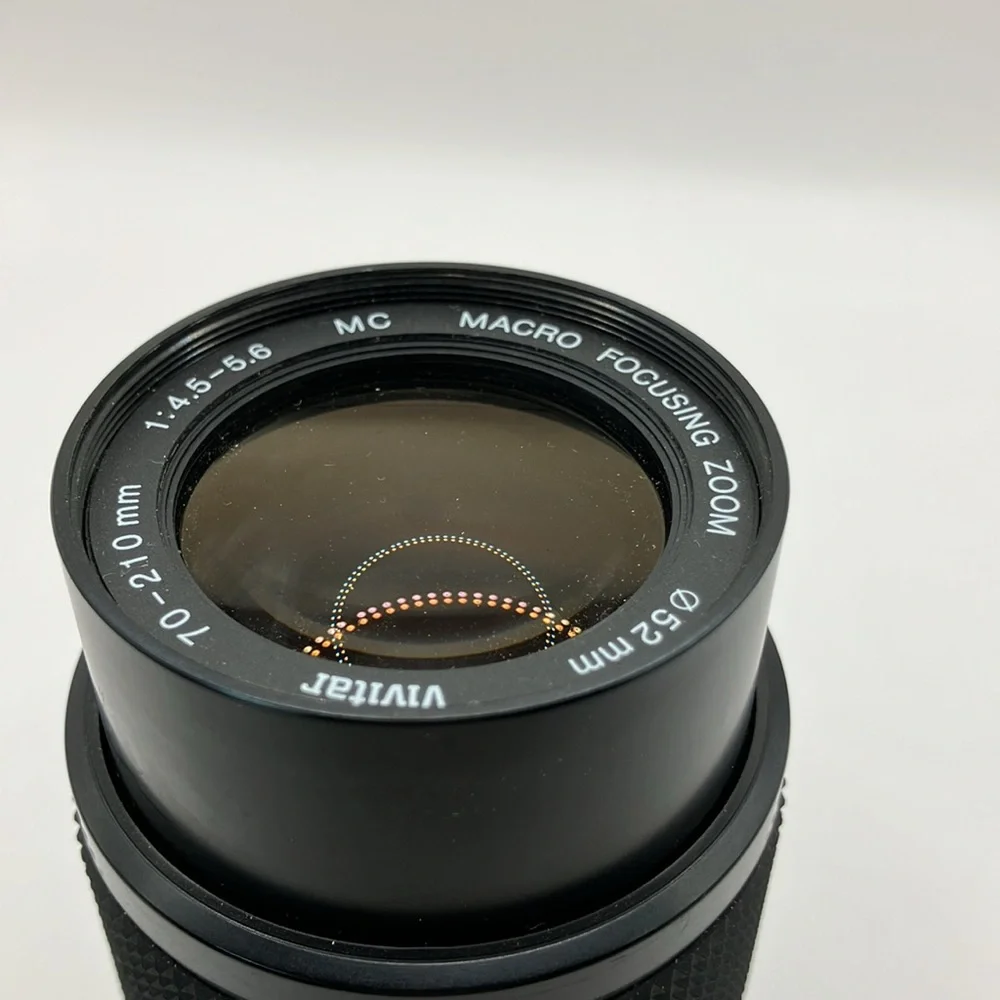 Vivitar Macro Focusing Zoom 1:4.5-5.6 70-210mm Lens Canon FD Mount Untested‎